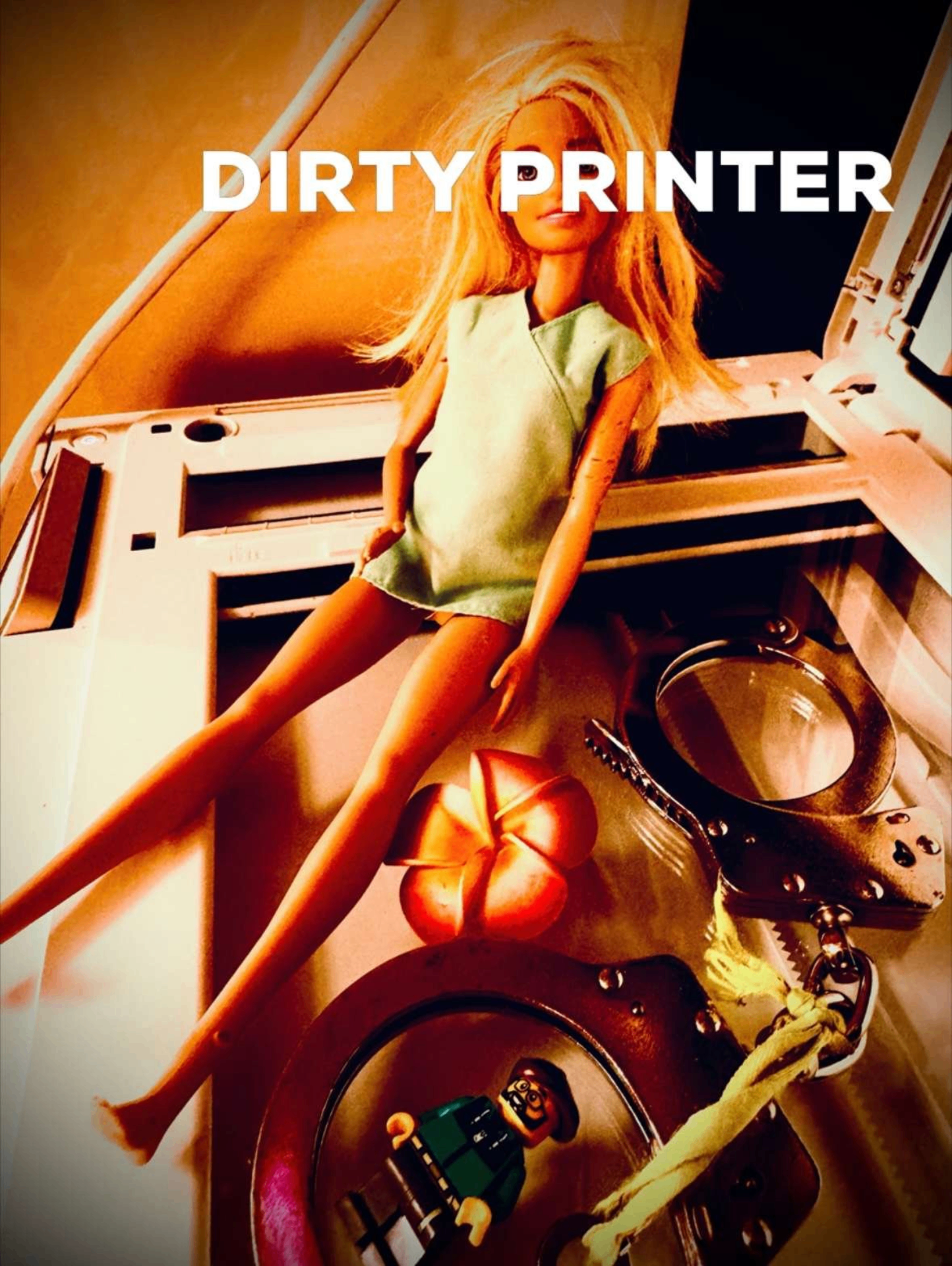 DIRTY PRINTER — debut EP cover art by ISA